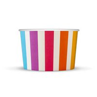 8 Oz Rainbow Birthday, Party Candy / Ice Cream Paper Cups – 1,000ct