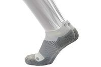 OS1st WP4 Wellness Performance Socks ideal for diabetics, sensitive feet and circulation support (Large, White No-Show)