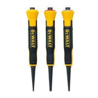 Nail Set, 1/32, 2/32, 3/32 in, 4 in L, 3 Pc