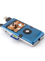 Coby Snapp HD Camcorder with 2-inch LCD Electronic Viewfinder and 720p HD Resolution, Blue