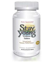 Stay Young AM - 60 Chewable Tablets - Natural Sleep Aid, Plant Powered Booster, Anti-Aging Formula, Regain Youth, Telomeres Support Supplement