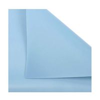 Flower Wrapping Paper Holiday 20 Pieces Set Gift Solid Color Starry Matte Bouquet 3.87 sq.ft Pack of 2 (Powder Blue, 23.6" Wide x 23.6" Long)