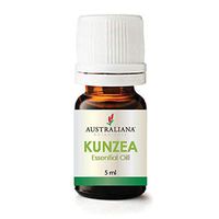 Australiana Botanicals KUNZEA Essential Oil 5ml - Aid for psoriasis, Eczema, Acne Scar, Rosacea - Relief for Dry, Scaly Skin, Scalp - Relax Muscles, Increase Blood Flow, Reduce Inflammation