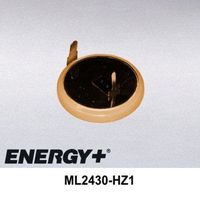 FedCo Batteries Compatible with FDK ML2430-HZ1 Rechargeable Lithium Coin Cell - 100mAh