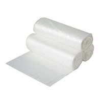 Aluf Plastics HCR-404822C High Density Star Sealed Coreless Roll Bags, 45 gal, Polyethylene, 40" x 48", Clear (Pack of 150)