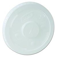 Dixie 12-21 oz. Plastic Paper Cold Cup Lid by GP PRO (Georgia-Pacific), Clear, 914LSRD, 1,200 Count (100 Lids Per Sleeve, 12 Sleeves Per Case)