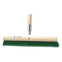 Push Broom, Head and Handle, 24", Green
