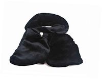 USB Heating Scarf Heated Pad Wrap for Neck Cervical Vertebra Relief Warmers Indoor Outdoor Sports (Black)