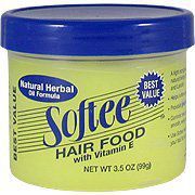 Hair Food with Vitamin E - Help Soften & Condition Damaged Hair, 3.5 oz,(Softee Products)