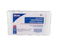 Dukal Conforming Stretch Gauze - Non-sterile, 2" x 4.1yds - Model 602 - Bag of 12