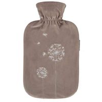 YUN Filled with Water, Hot Water, Warm Water Bag, PVC Dandelion, Removable and Washable Jacket