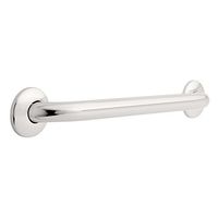 Franklin Brass 5718BS 1-1/4-Inch x 18-Inch Concealed Mount Safety Bath and Shower Grab Bar, Bright Stainless Steel
