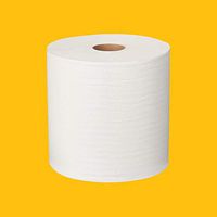 AmazonCommercial Hard Roll Towels, 800' per Roll, 12 rolls