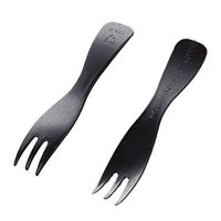 Conan-1 Disposable Forks Plastic Fork white Organic Cutlery I Plastic Cutlery Fork Compostable I Bioplastic Forks