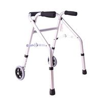 EGCLJ Elderly Walker with Handle - Height Adjustable & Lightweight Folding - Adult Walker for Stairs & Outdoor - Lower Limb Walking Assisted