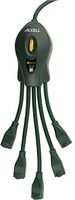 Accell Powersquid Flexible Power Strip - 5 Outlets, 3-Foot Cord, UL Listed - Grounded Extension Cord Outlet Multiplier