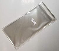 UNIQUEPACKING 100 Pcs 9x12 Inch Clear Resealable Cellophane Cello Bags - Tape on Lip (Flap)