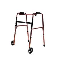 Ren Chang Jia Shi Pin Firm Standard Walkers Stainless Steel Walking Assistance Old Man Folding Wheel Mobility aids 455085cm