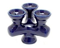 Sahara Three Head Hookah Bowl, Blue