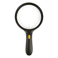 Magnifying Glass 1.8X 5X Illuminated Magnifier Lens Handheld Magnifying Glass with Light for Seniors Reading Small Prints Map Coins Jewelry Repair Tool LED Magnifying Glass Hand Held Magnifier