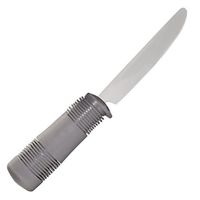 Serrated Knife with Wide Rubber Handle
