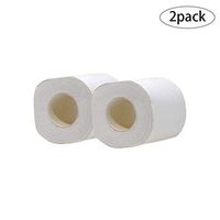 10 Rolls Classic Clean Toilet Tissue 3 Ply Toilet Paper Clean Toilet Tissue Roll Paper Towels Household Toilet Bathroomb Kitchen Paper Tissues Rolls (2 Rolls-4 Ply)