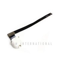ePartSolution_Headphone Jack Audio Jack Flex Cable Ribbon for iPad Air 1 A1474 A1475 | iPad 5 A1822 A1823 | iPad 6 A1893 A1954 Replacement Part (White)