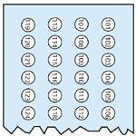 Brady SER-620A-101-200 Label, Polyester Film, 0.156" (3.960 mm) Diameter, White, 100/Card, 1 Card/Package