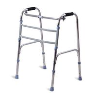 ZWJ-Rolling Walkers Elderly Disabled Obese Patients Assisted Walking Bracket Aluminum Alloy Maximum Load Capacity of 210 pounds (Color : Silver)