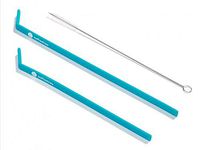 Koffie Straw SURF in both sizes (2 straws: 8", 10", and a brush)
