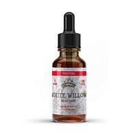 White Willow Tincture Extract, Organic White Willow (Salix Alba) Dried Bark Herbal Supplement in Cold-Pressed Vegetable Glycerin 670 mg