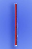 Wow Plastics Inc. Jumbo Straw 7.75" - Celo Wrapped - Red - 1/2000 (2,000/Polybag)