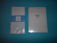 Clairfontaine Writing Paper and Envelope Set Ref 6/120 Velin Blanc 148 x 210 and 25 Envelopes Ref 992/5 4 3/8" x 8 5/8" Peel Off Seal 25 lb