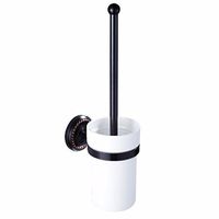 LAONA The American retro black ? Bathroom Wall is set single double pole single-cup of toilet paper, the Toilet brush