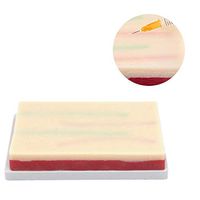 LXX Injection Training Model - Venipuncture IV Injection Training Pad Model with 4 Veins Imbedded Silicone Human Skin Suture Training Model for Nursing,Suturing, Practicing
