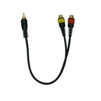 Peavey PV Series 1' RCA Male to Two RCA Females Y Cable