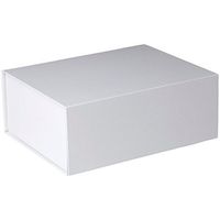 Jillson Roberts 4-Count Jumbo All-Occasion Magnetic Closure Gift Boxes, White Gloss