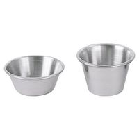 tainless Steel Sauce Cup, 2-1/2-Ounce (Case of 12)