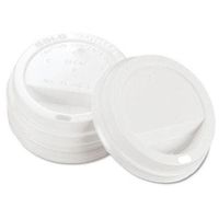SOLO TLP316-0007 White Traveler Lid for SSP and Bare Paper Hot Cup - 4 Packs of 100 (400 Lids Total)