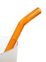 Autumn Amber Barely Bent Smoothie Straw