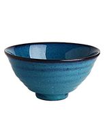 AXZHYX Bowl Blue Ceramic Bowl Japanese Stoneware Bowls for Noodles Ramen Udon Pho Hotel Tableware Home Noodles Boiled Fish Soup Bowl