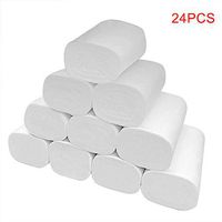 Liveday Toilet Paper White Soft 4 Ply Bulk Bath Tissue for Bathroom Household Office