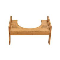 LXT PANDA Toilet Ottoman, Bamboo Child Adult Adjustable, Non-Slip Toilet Stool, Suitable for Bathroom and Bathroom.