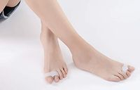 Gel Toe Spacers, Separators, Bunion Corrector for Hallux Valgus 2 Pairs 4 pcs