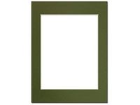 PA Framing, Photo Mat Board, 12 x 16 inches Frame for 9 x 12 inches Photo Art Size - Cream Core/Dill