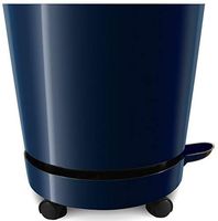 12" Self-Aerating + Self-Watering + High Drainage + Ventilaged Deep Reservoir Modern Round Planter Maintains Healthy Roots and Moisture for House Plants & Garden (Blue)