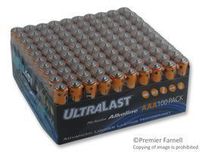 ULTRALAST UL100AAAB ULTRALAST ALKALINE BATTERIES 1.5V AAA