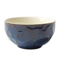 Bowl European Grain Folk culture bowl, Soup Folk culture bowl Creative Kiln Glazed Ceramic Folk culture bowl Household Instant Noodle Folk culture bowl, Salad Folk culture bowl Tableware (Color : Red,