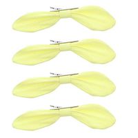 Soft Bendable Bow - Set of 4 Yellow