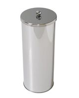Zenna Home 7666ST,  Toilet Paper Canister, Chrome